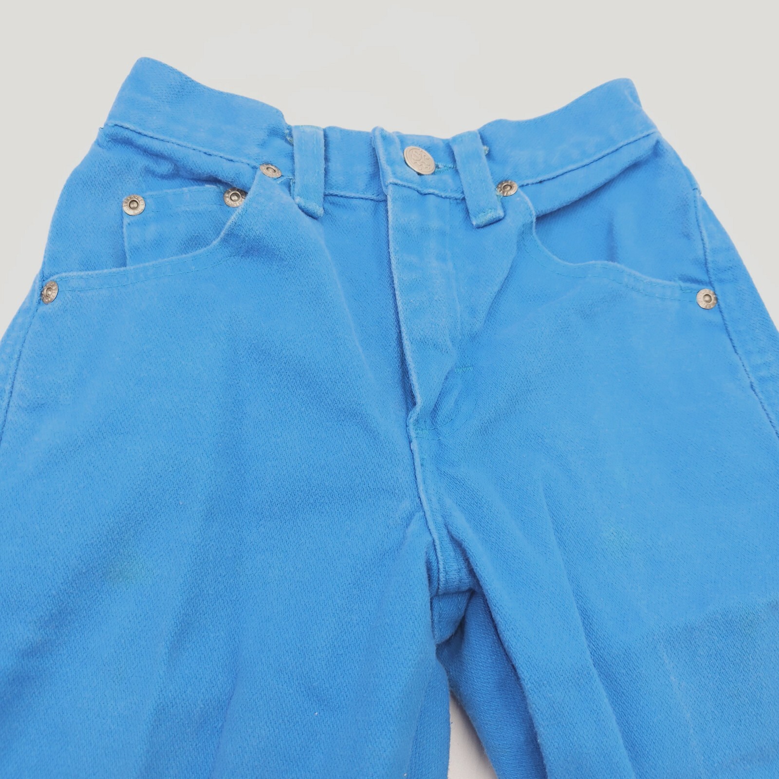 Wrangler Jeans Size 8 Slim Blue Cowboy 20×26 Made In USA 100% Cotton