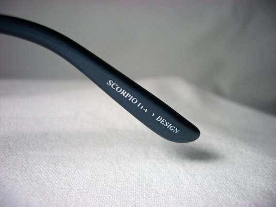 Scorpio eyeglasses 22 kt white gold plated Titanium round oval square frames