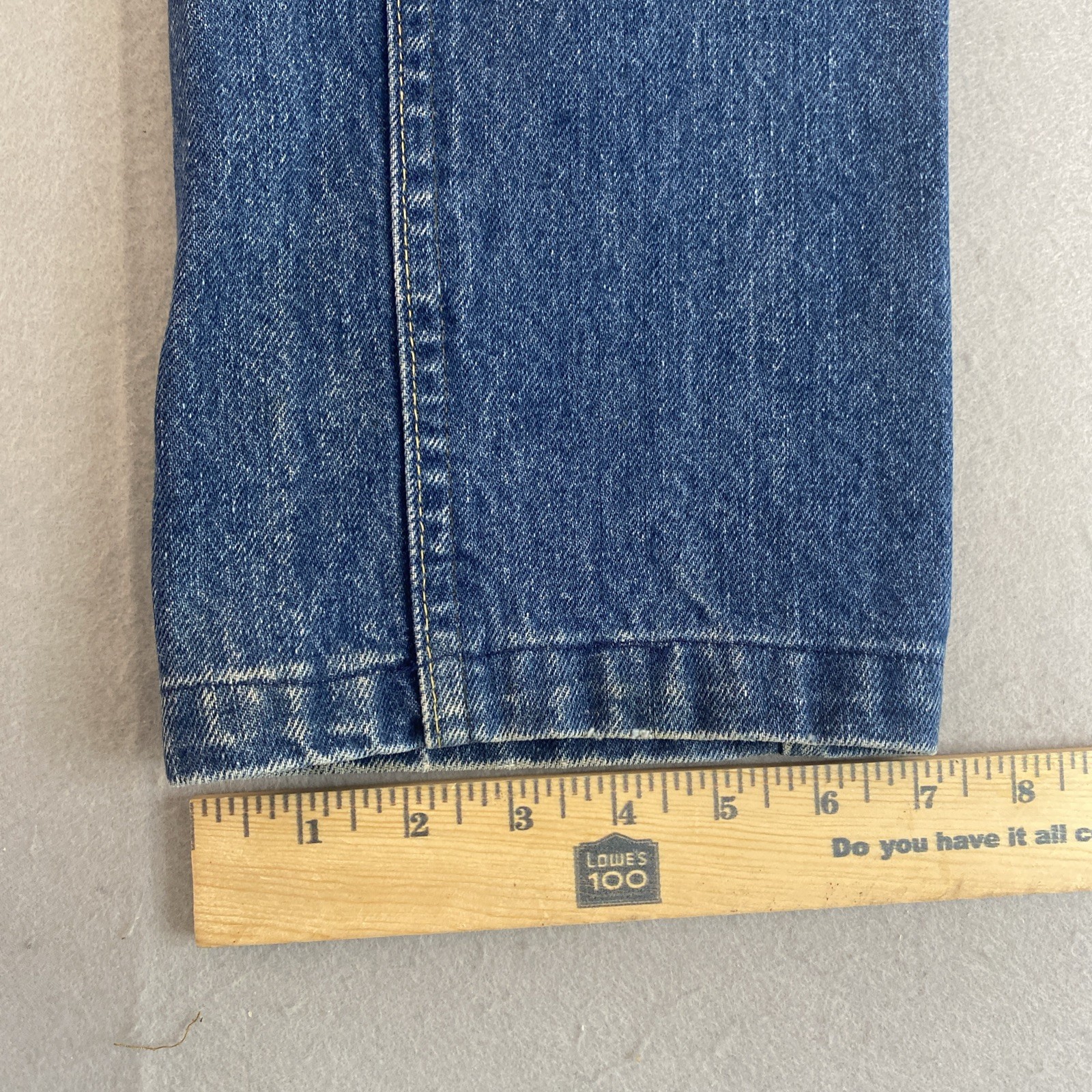 Vintage Lee Riders Blue Jeans Union Made in USA 25×27 Regular Straight Fit Faded