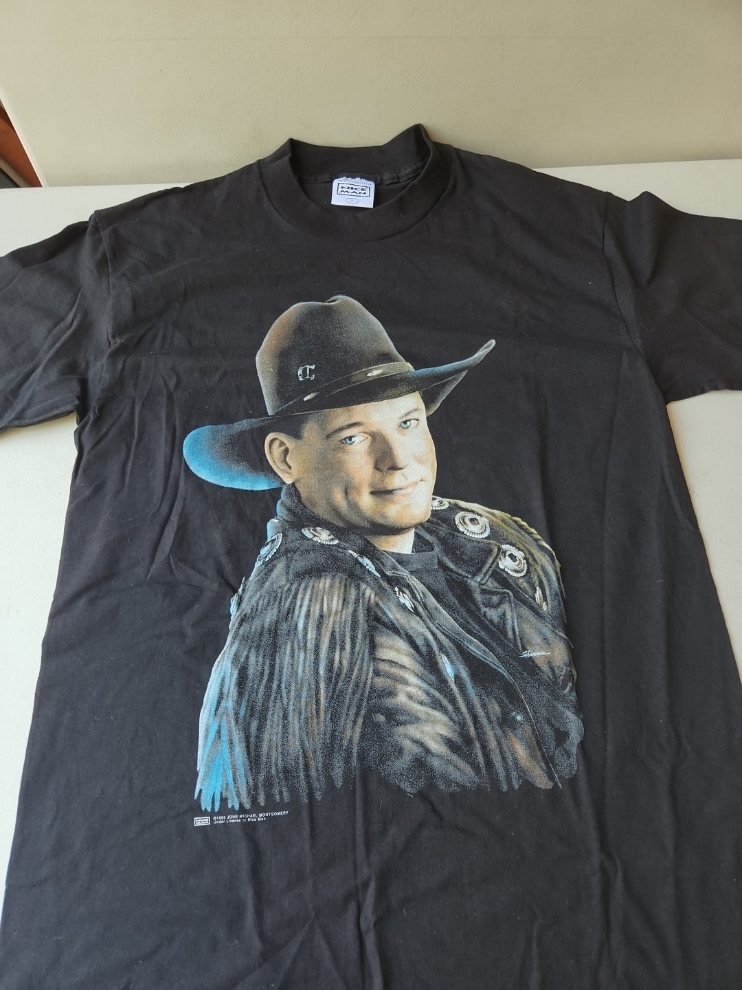 John Michael Montgomery Country Band Tee Vintage Concert Nice Man 1995 L