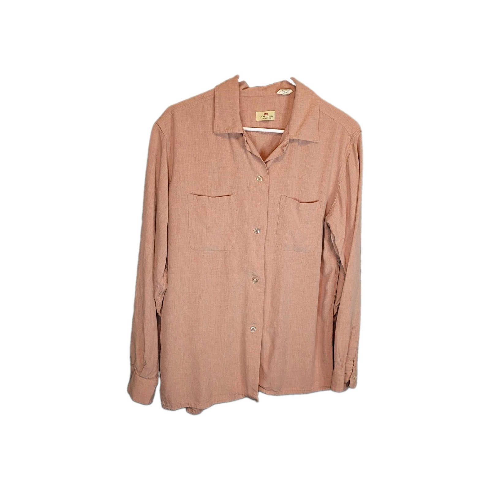 Vintage Limited America Women’s L Rayon Pink Shirt Cowgirl