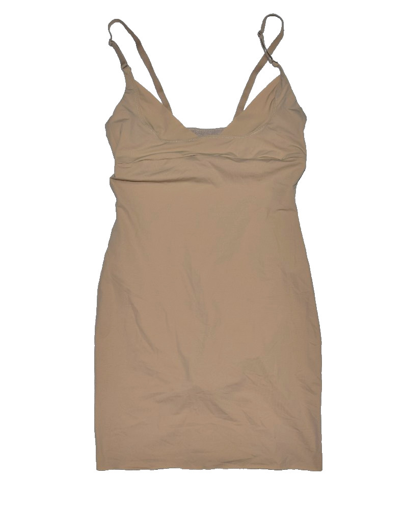 Flexees Wear Your Own Bra (WYOB) Full Slip Shaper #2541 By Maidenform Sz L