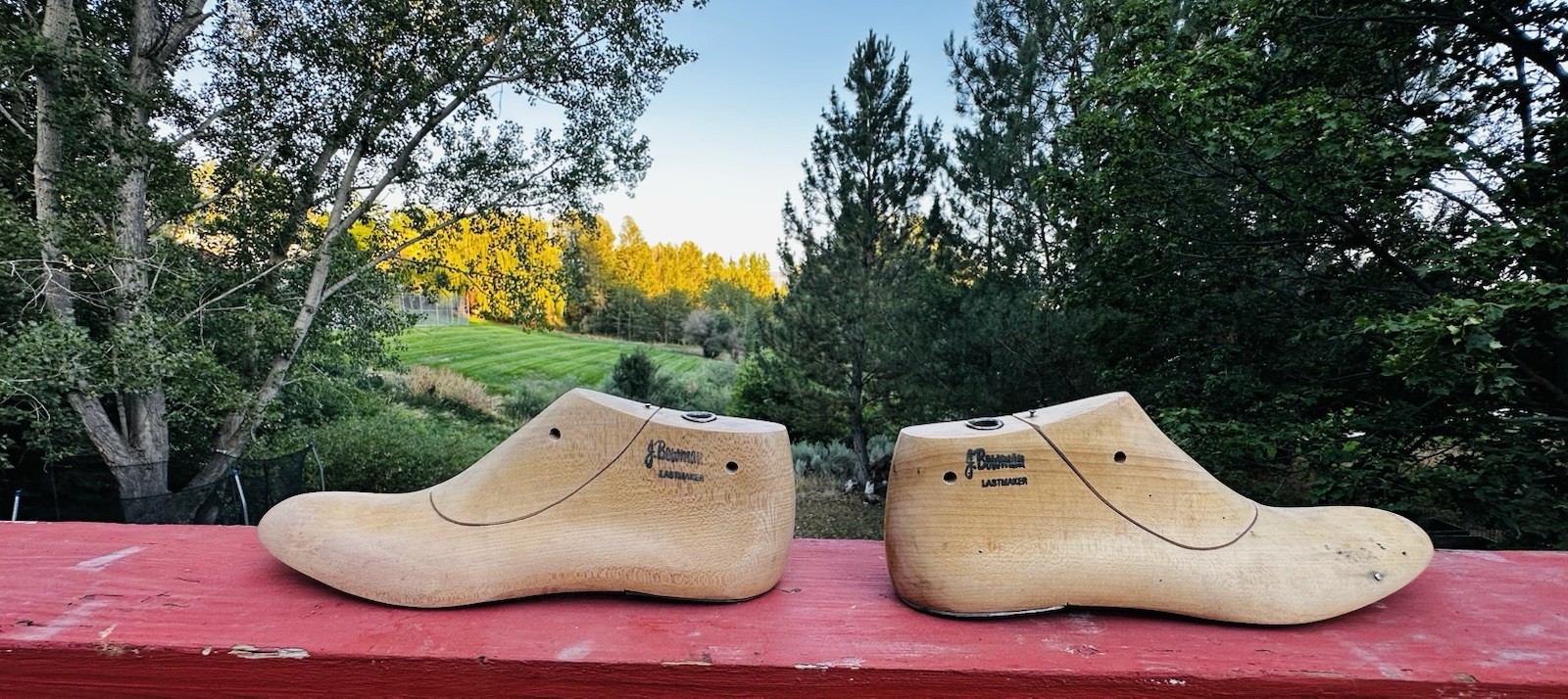J BOWMAN LASTMAKER WOODEN SHOE/BOOT LASTS BOOTMAKER COBBLER 11.5”