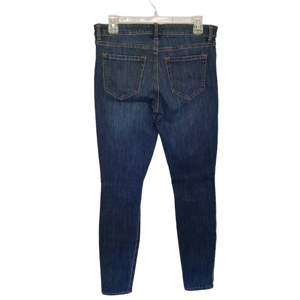 Gap Denim Denim Leggings, size 6/28″ long, medium wash, 5 pocket, casual comfort