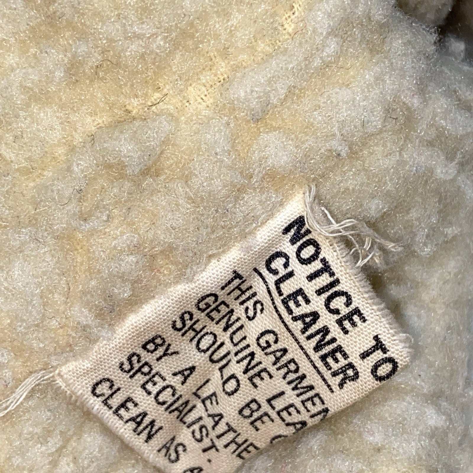 Vintage 60s Jo O Kay Shearling Style Vest Genuine Leather Worn