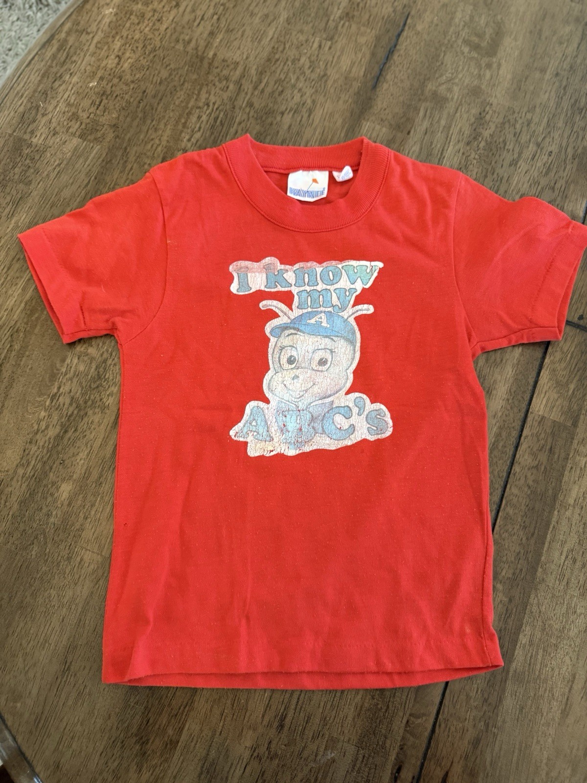 Red Vintage 80s Alvin & The Chipmunks Graphic Tee Kids Size 6 USA