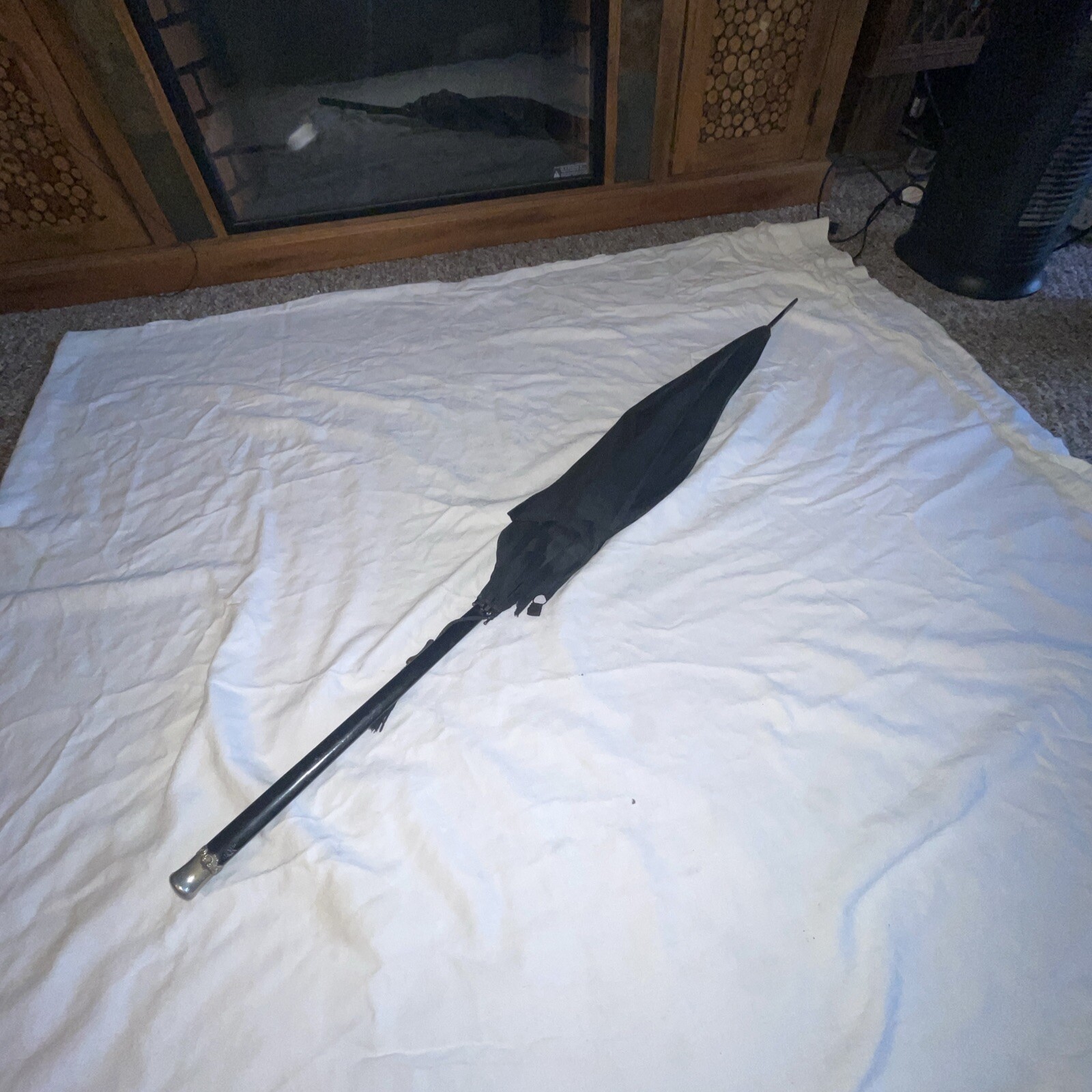 Authentic Collmer Clogg Umbrella 1910’s-30’s Functional See Pictures 42” Closed