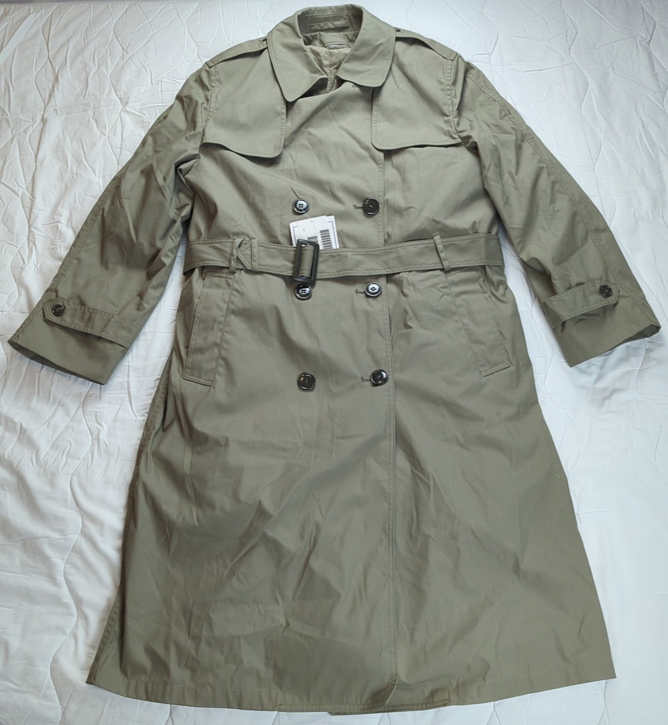 VTG 90’s U.S. Military Women’s All Weather Trench Coat 14L DSCP Valor Collection