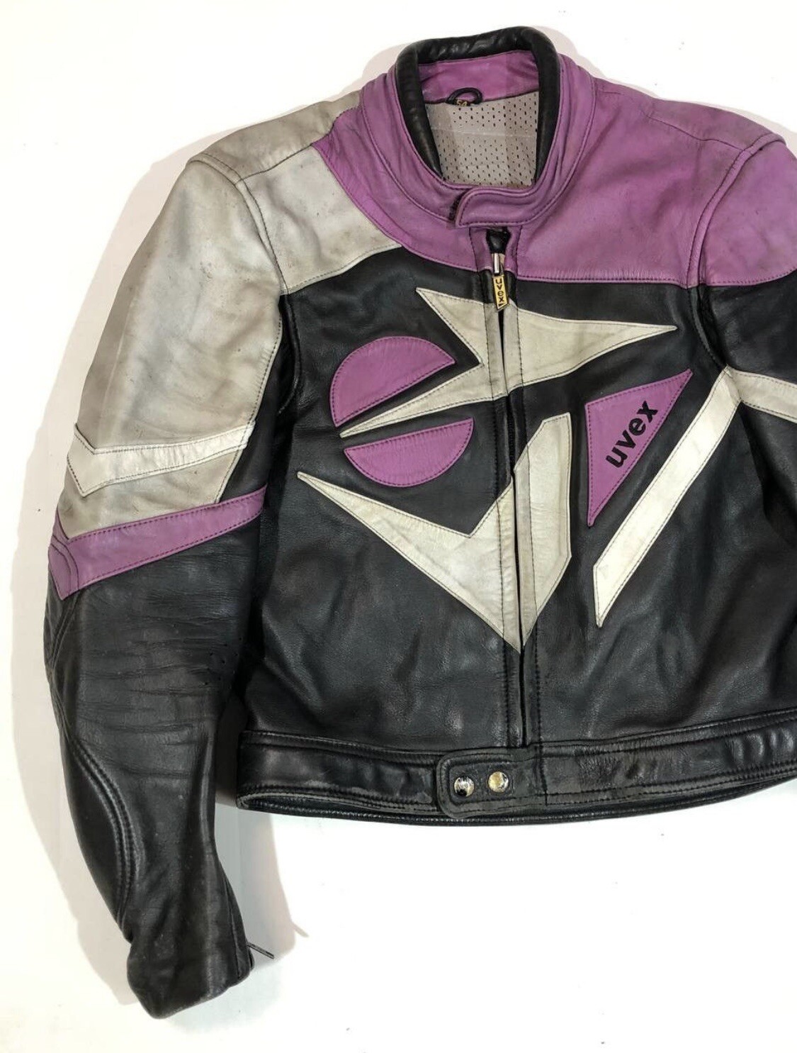 Uvex Vintage 80s Leather Overall Racing Moto