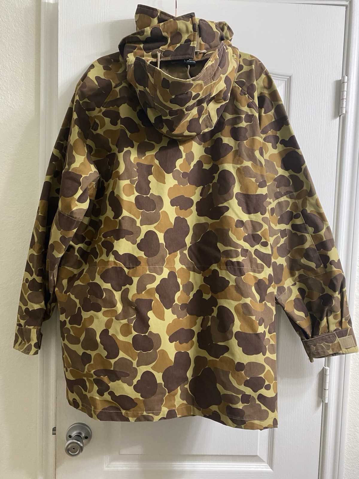 Vintage Mount’n Prairie Duck Brown Camo Hunting Hooded Field Gorpcore Jacket L