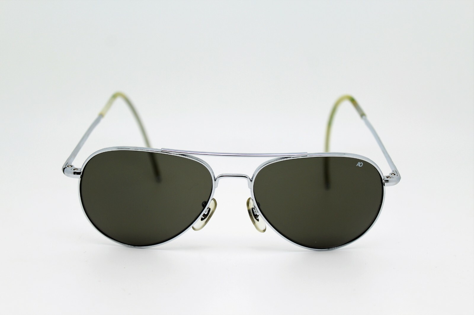 AMERICAN OPTICAL AO CABLE TEMPLE AVIATOR SUNGLASSES 52 [ ] 14 165mm