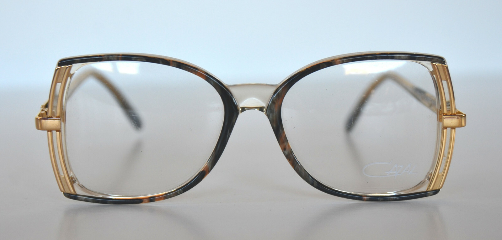 Cazal Vintage Eyeglasses-NOS-Mod. 336 -Col. 702-Gold, Marble Blue, Black & Brown