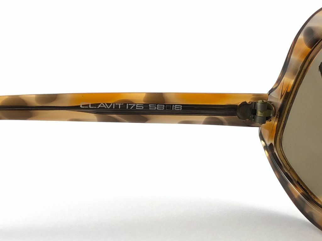VINTAGE NEOSTYLE CLAVIT 175 OVERSIZED LENSES 1980′ W.GERMANY SUNGLASSES