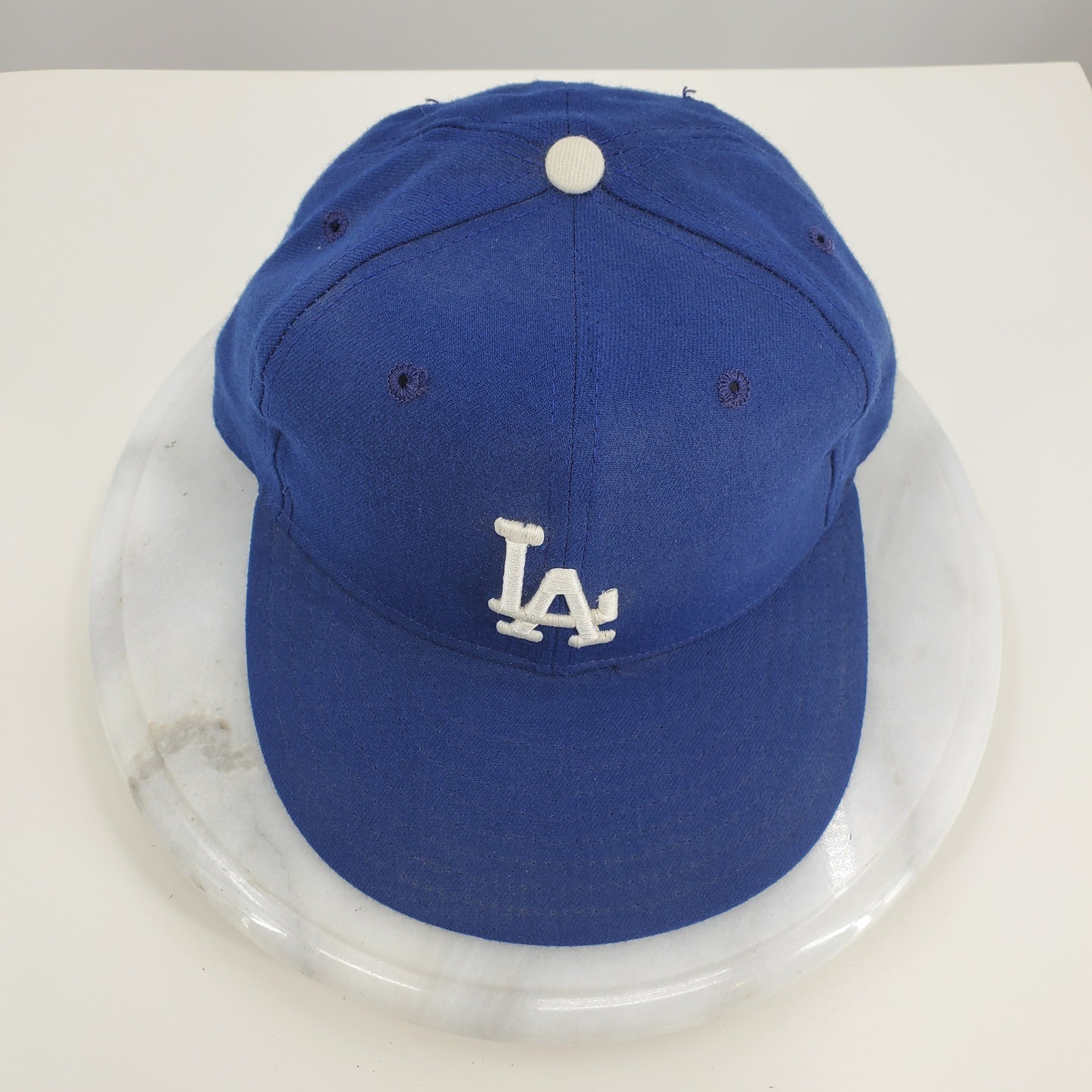 Vintage New Era LA Dodgers Diamond Collection USA Hat Fitted 7 MLB Pro Model
