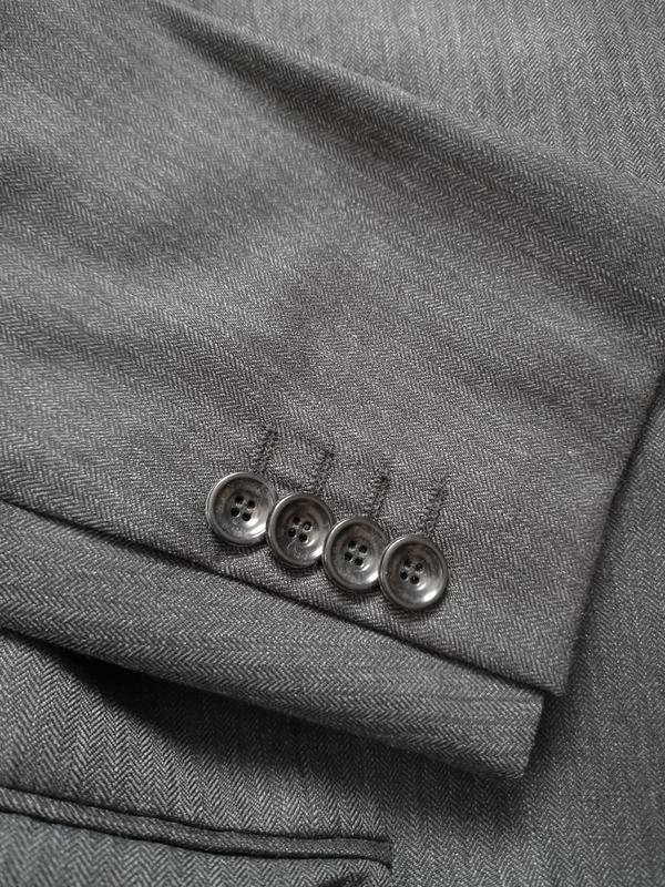Men Pal Zileri Blazer Grey Wool 38 / M / 46