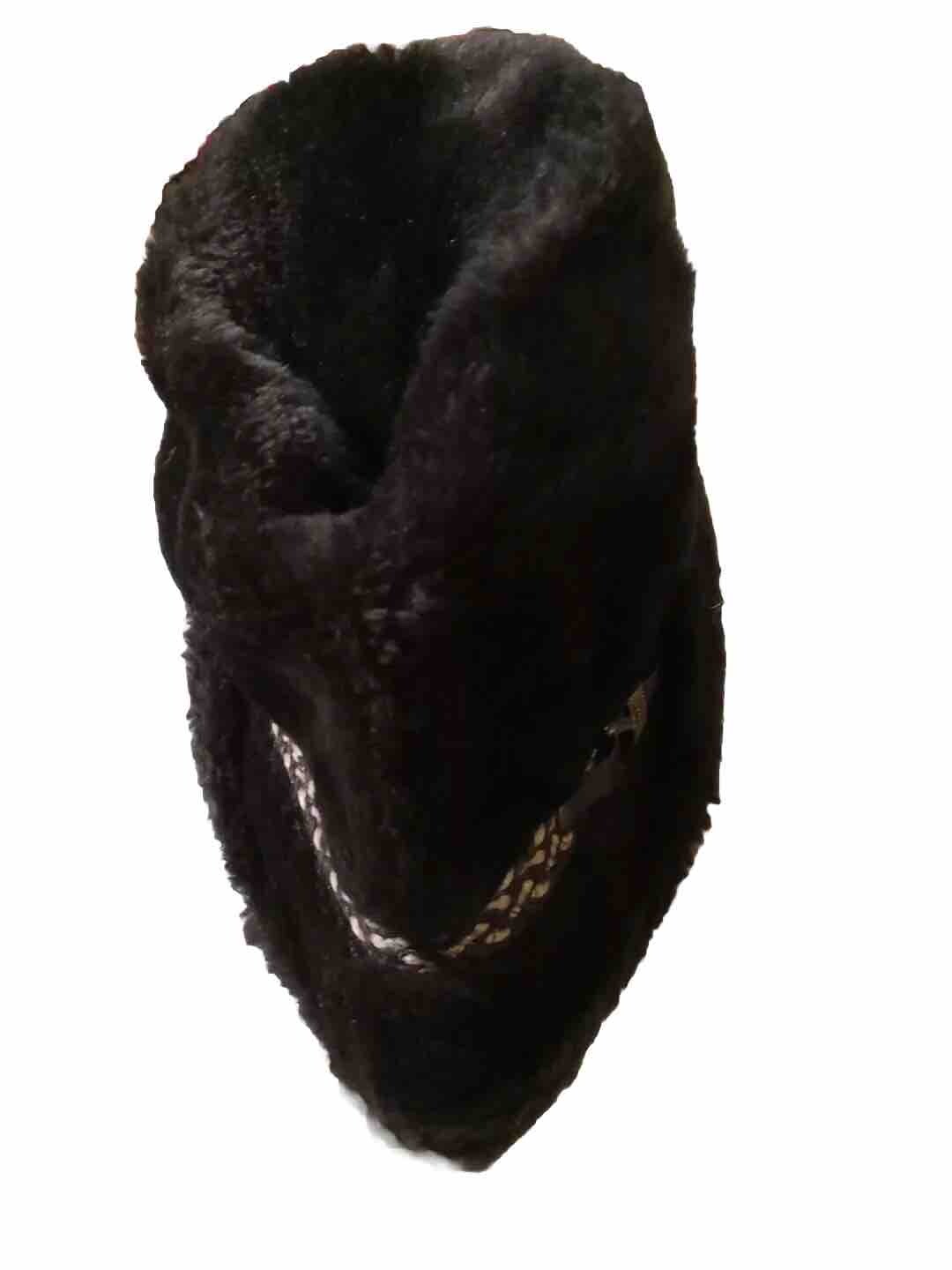 Vintage Dobbs Fifth Ave Mens Fedora Hat Men’s Size Brown Large Faux Fur USA MADE