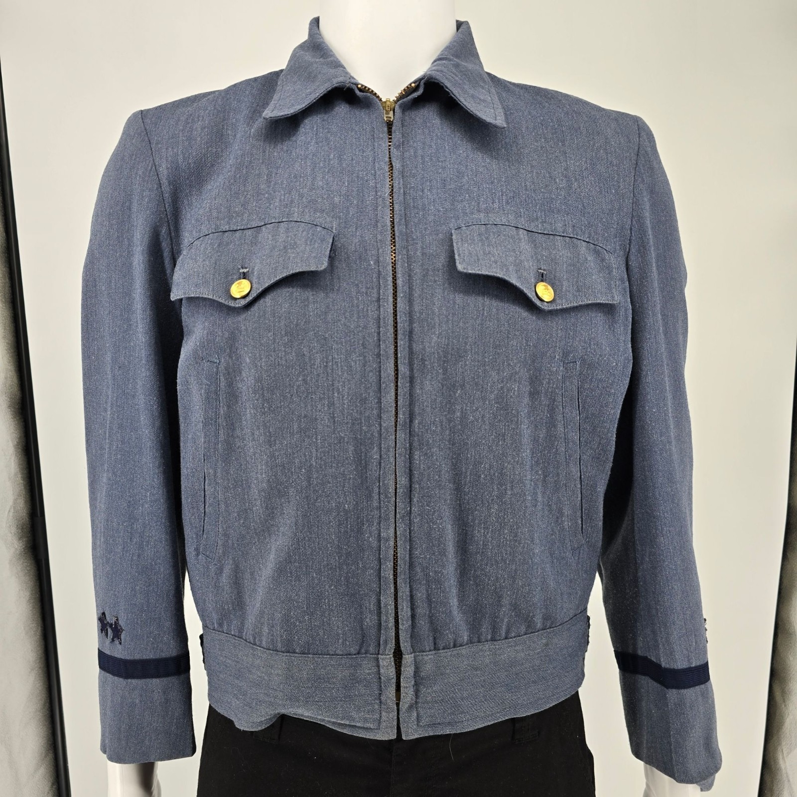 Vintage 1970s USPS US Mail Regulation Letter Carrier Uniform Jacket (S/M)