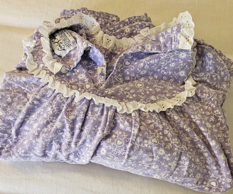 Vintage Lanz Of Salzburg Nightgown Cottagecore Womens Size Small Floral