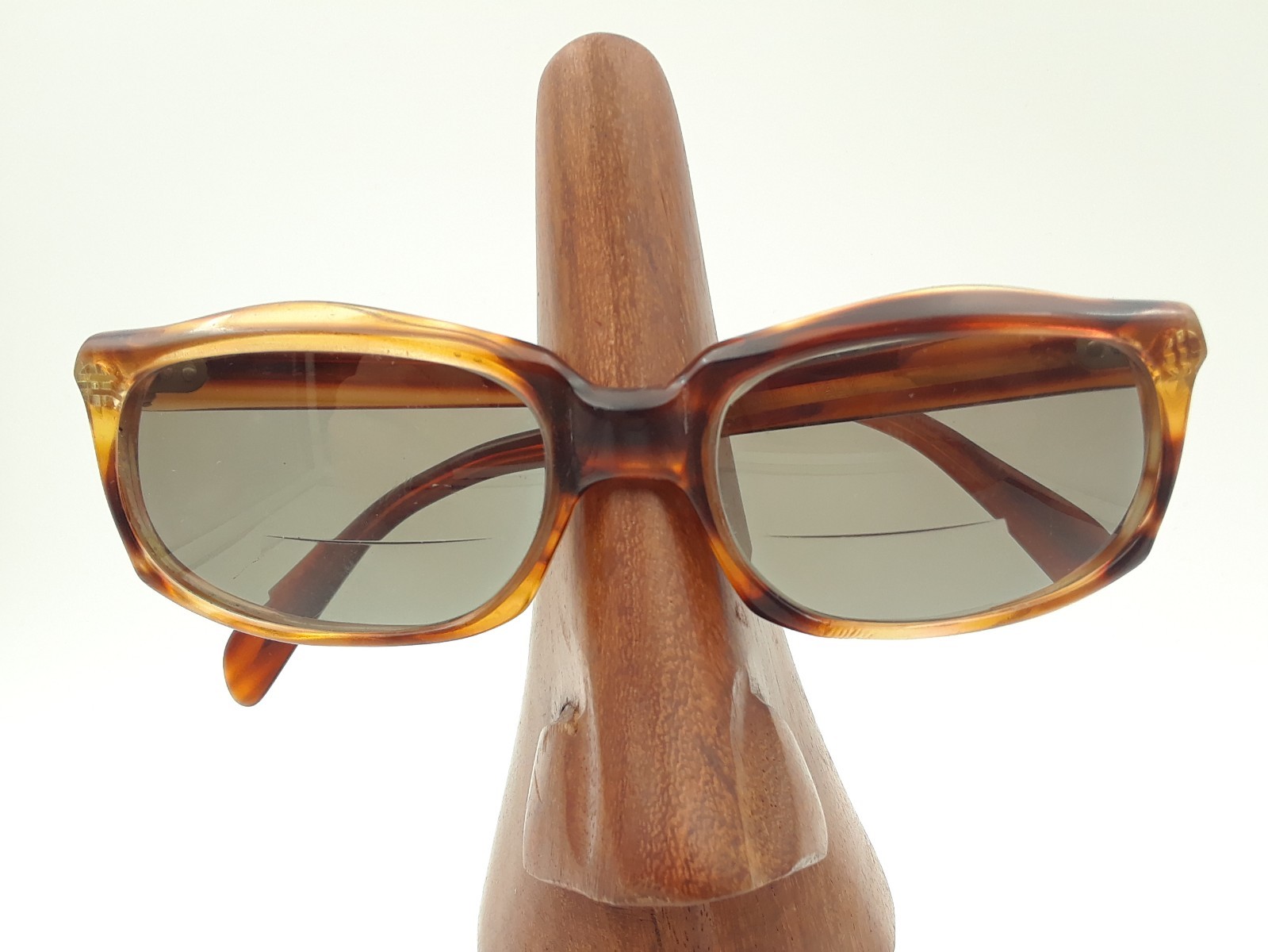 Vintage Emily by Swank Tortoise Brown Rectangle Sunglasses FRAMES ONLY