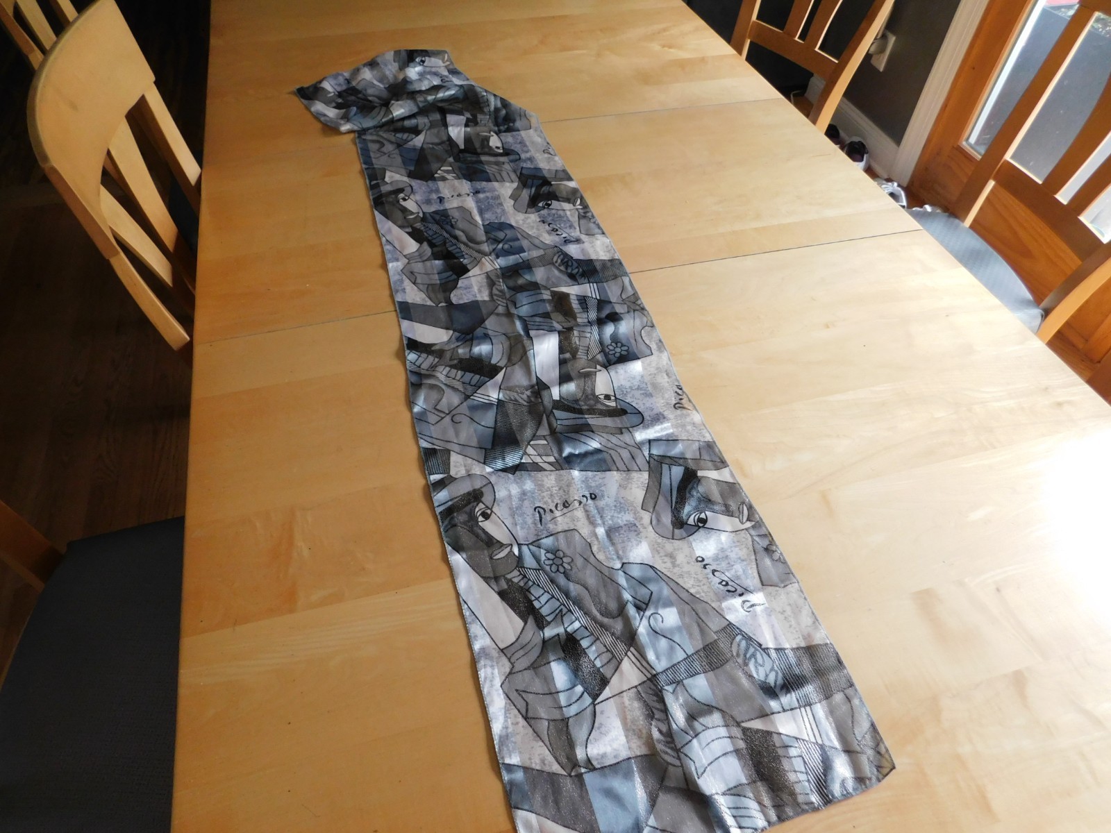 Vintage Picasso Silk Scarf 13″ x 61″