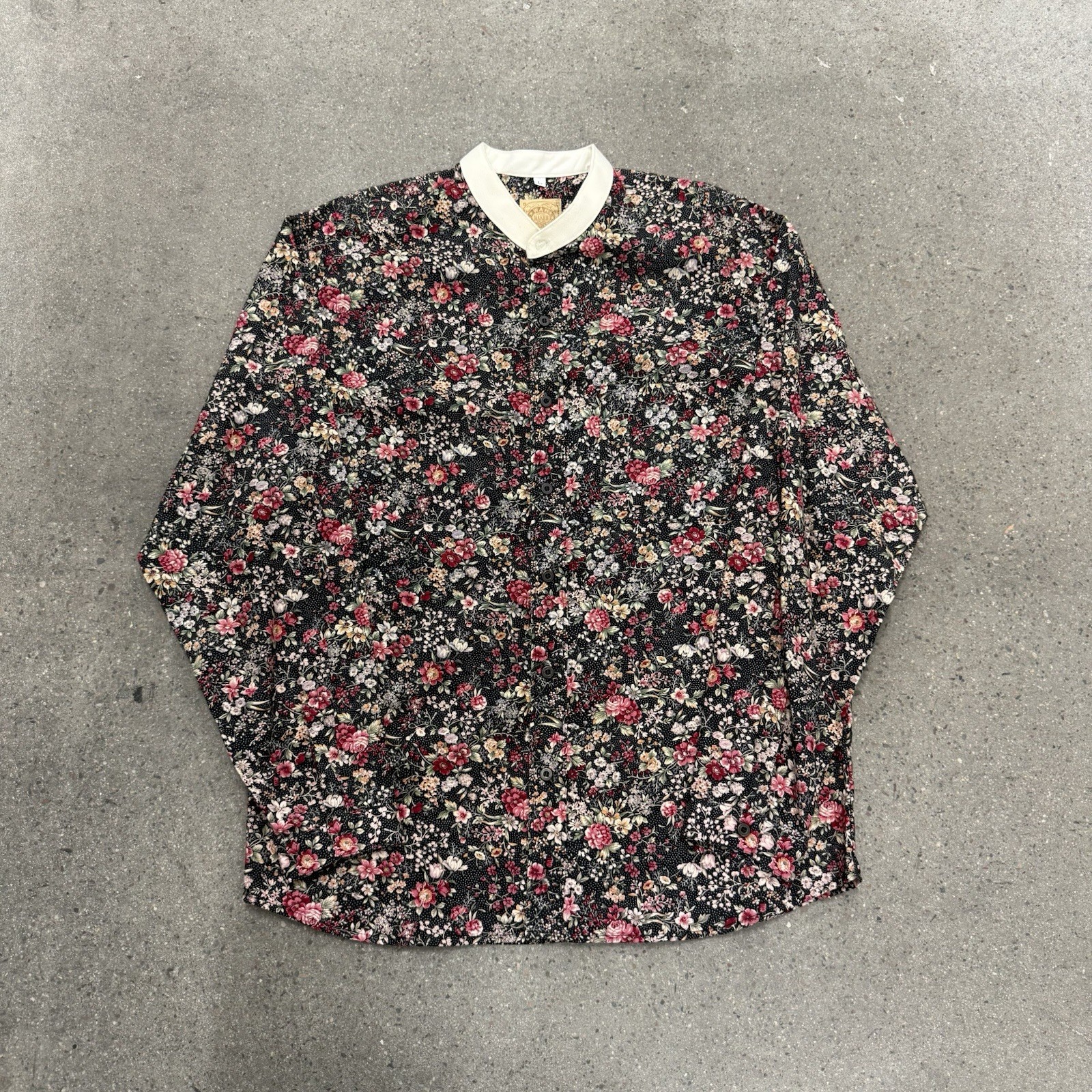 Wah Maker True West Outfitters floral button down western shirt Size Large