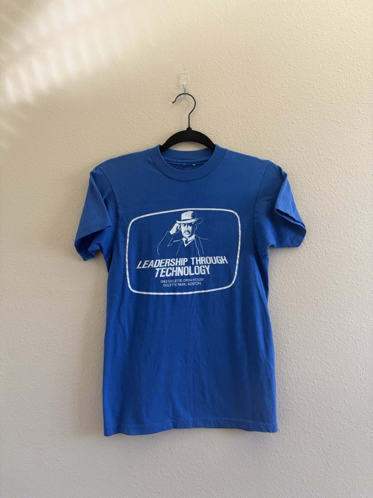 True Vintage “Leadership Through Technology” 1983 Gillette Park Boston T-Shirt