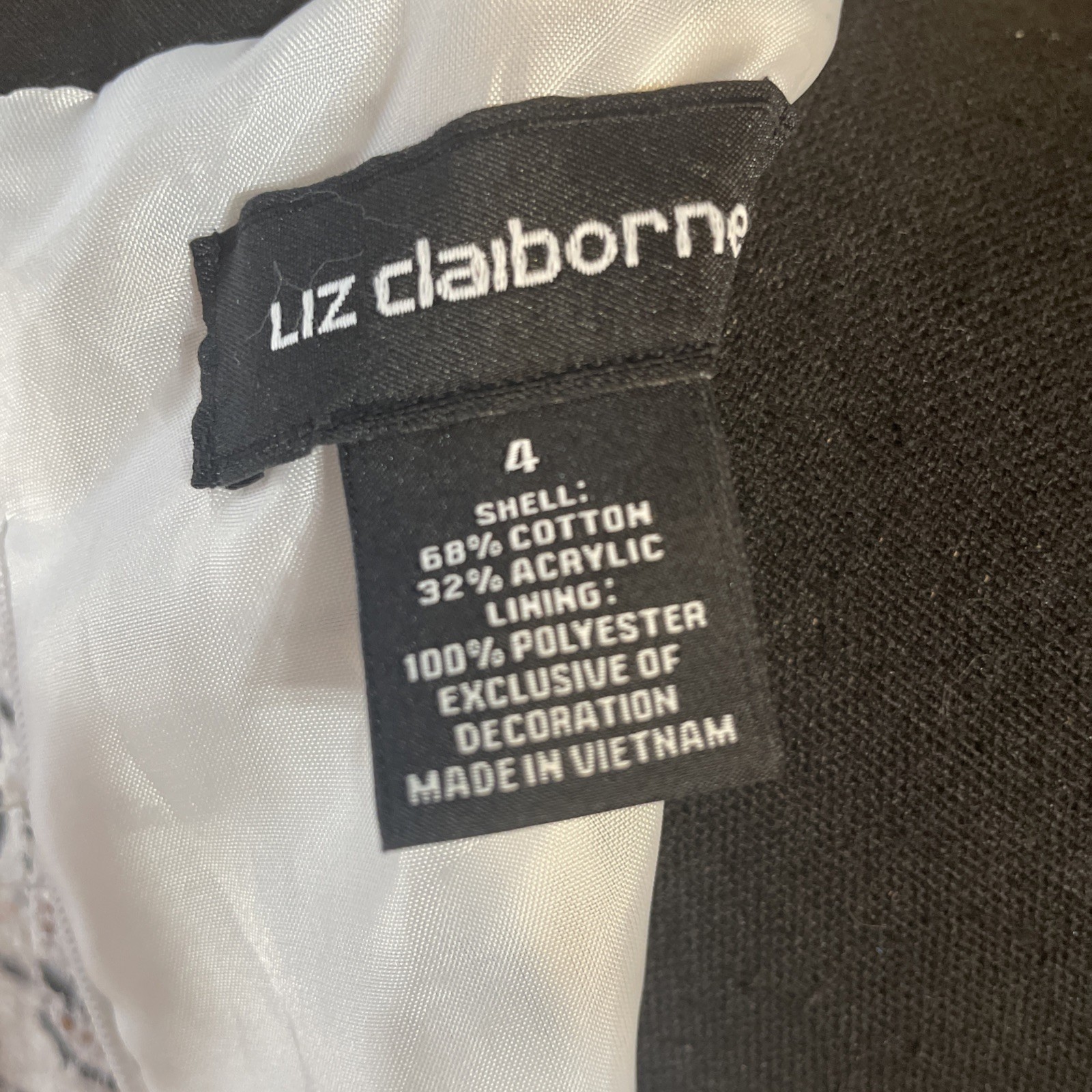 Vintage Liz Claiborne Party Work Business Interview Cocktail Dress