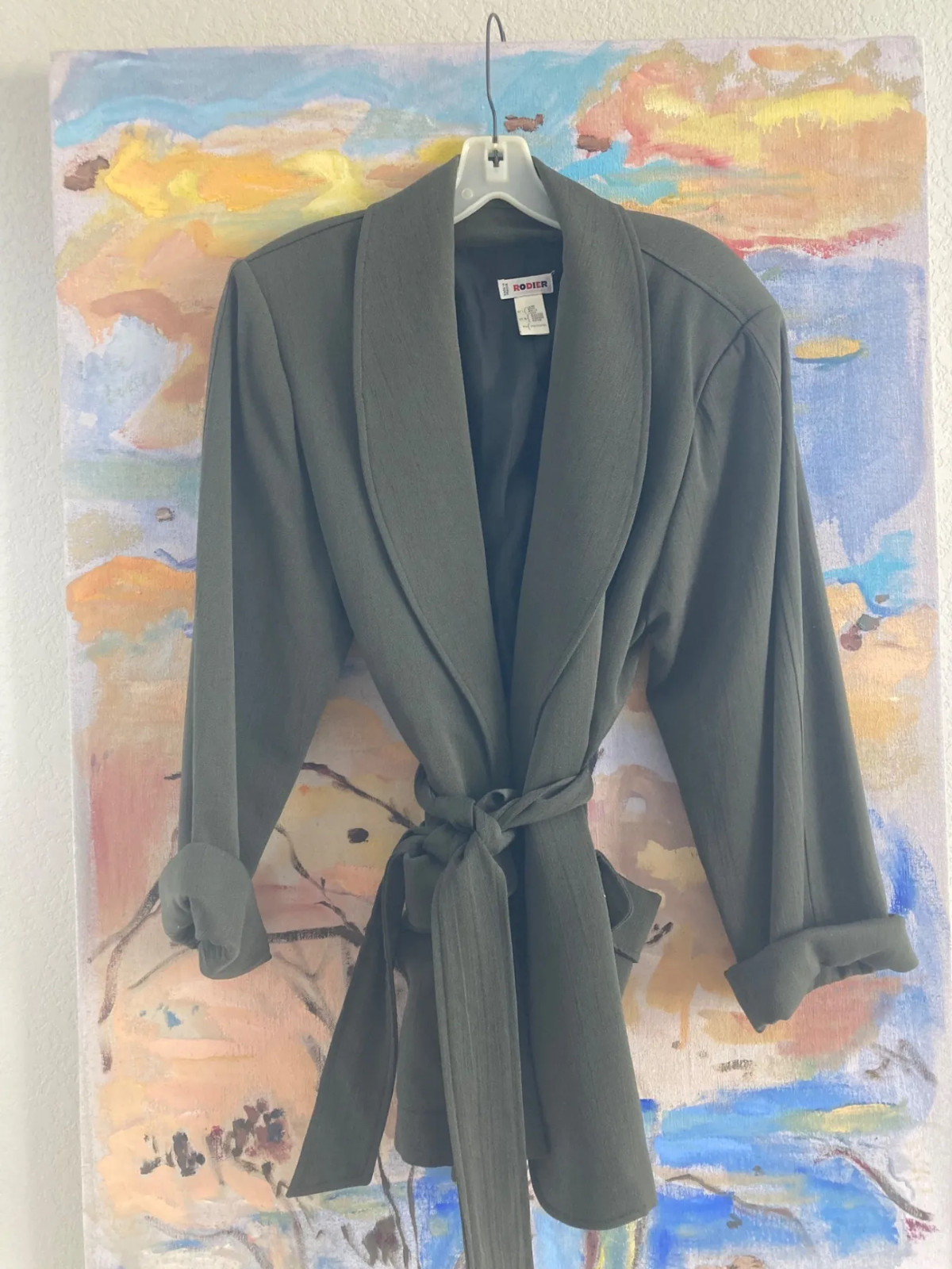 Vintage Rodier Wool Coat