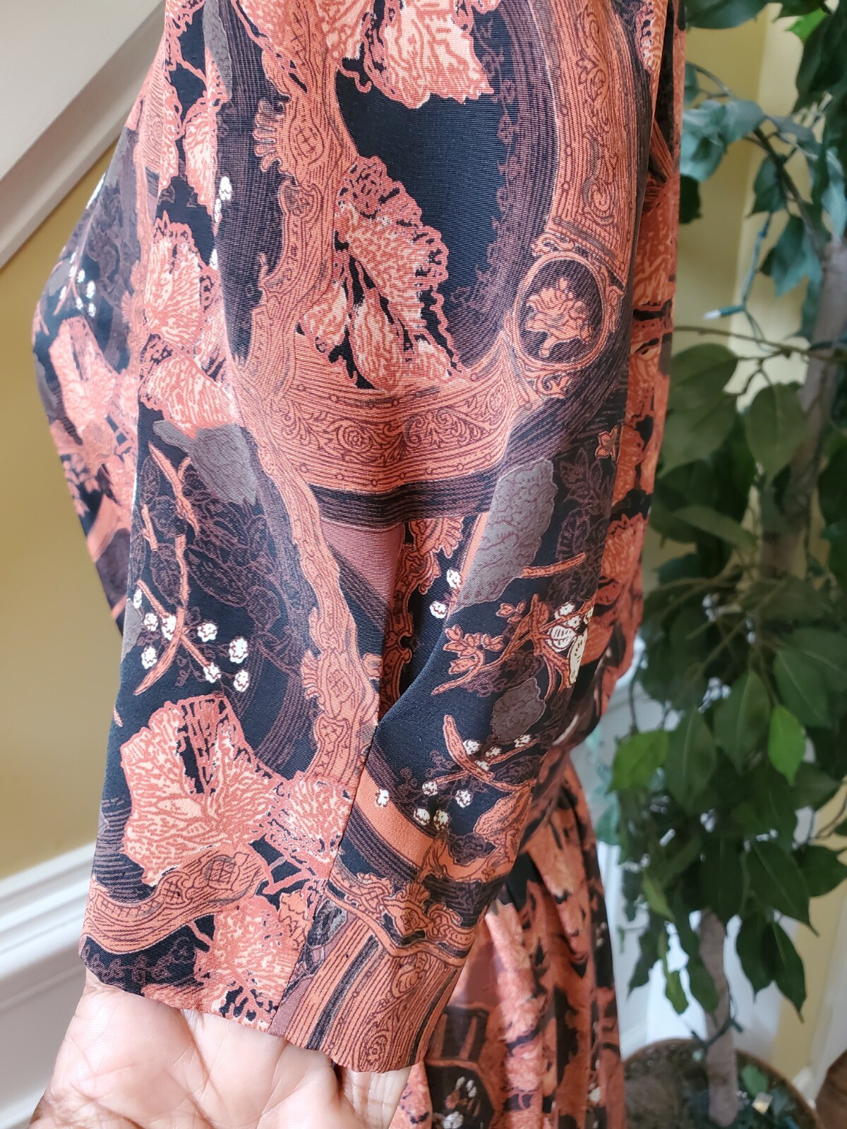 Pellini by Von Bramlett Dress Belted 7/8 Midi Vintage 1980’s