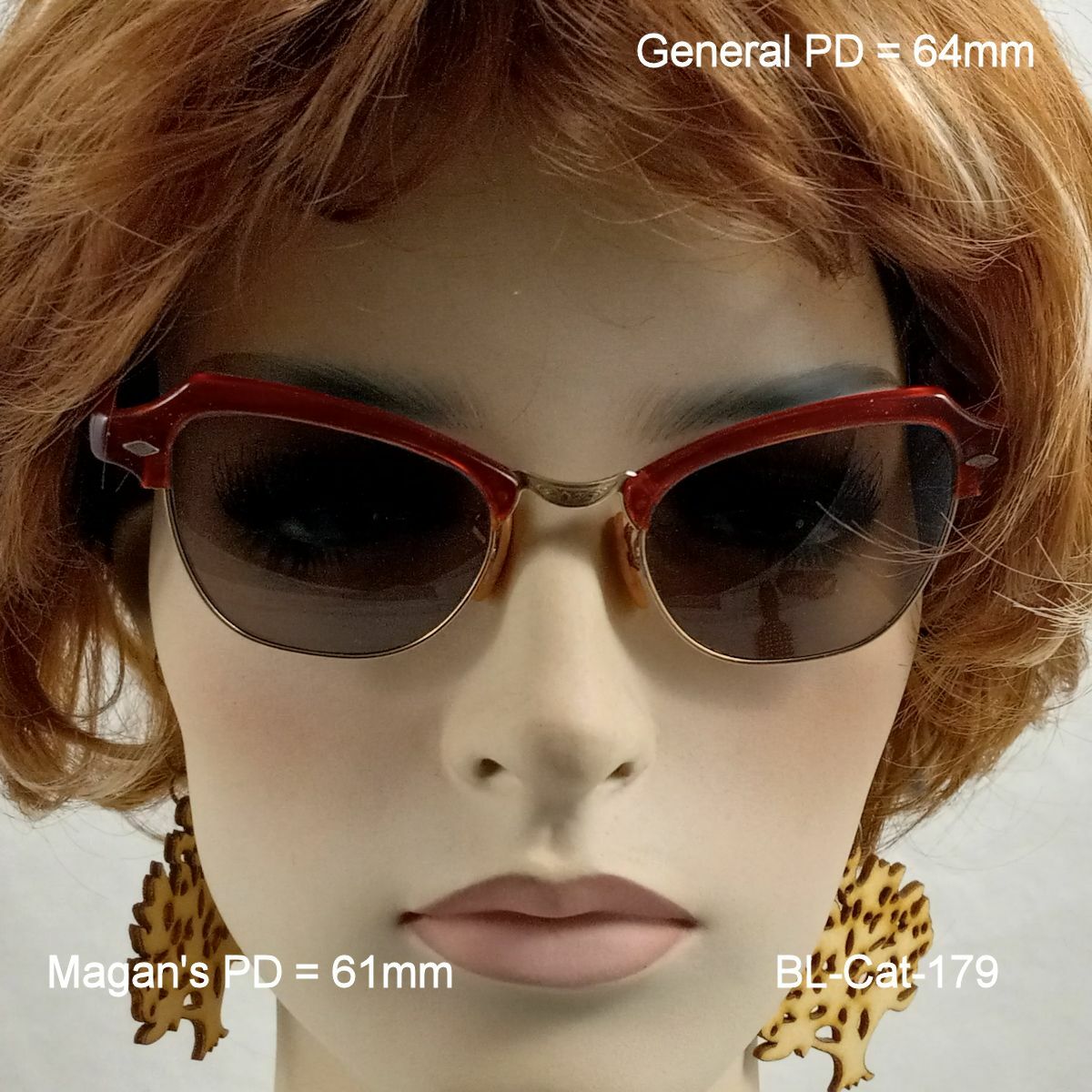 B&L “Cat Eye” Sunshades – True Antique 12k Gold Fill Eyeglasses and Leather Cas