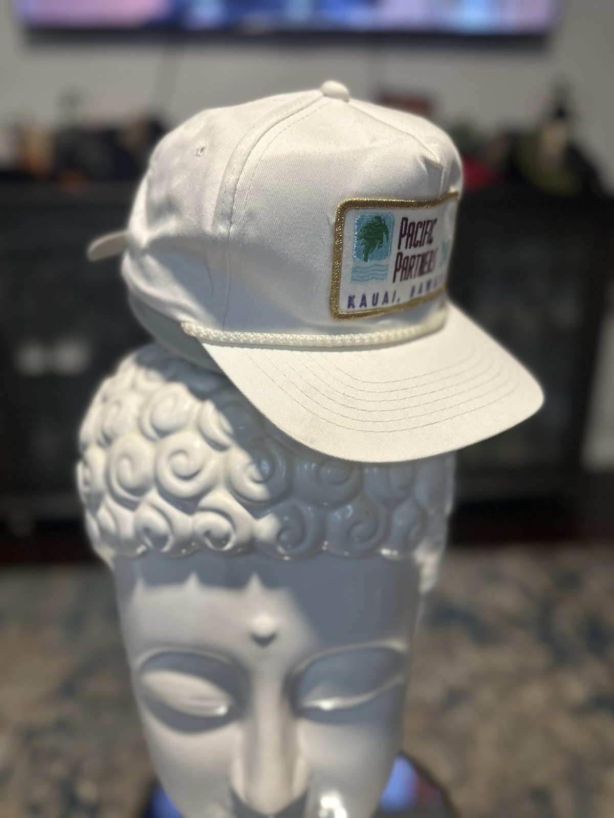 VTG Pacific Partners ’94” from Kauai, Hawaii White Trucker Style Hat Adjustable