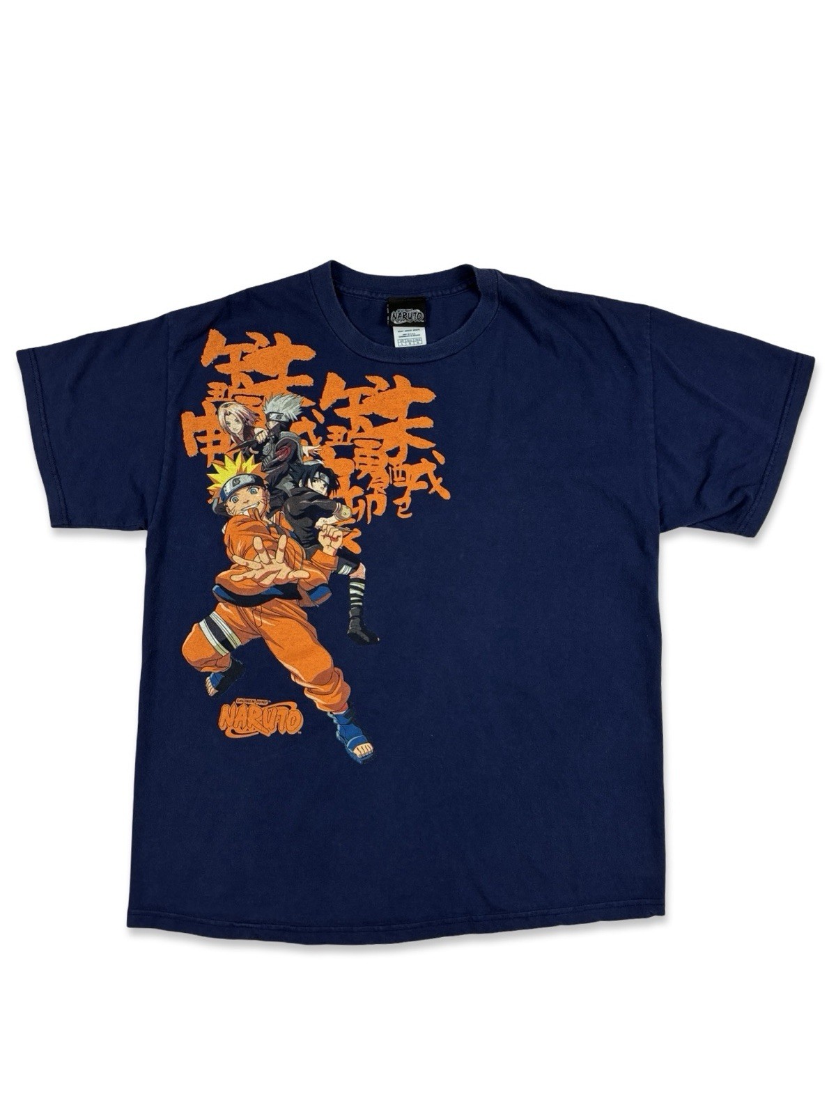 Naruto VTG 2002 00s Shonen Jump Japanese Manga Anime T-Shirt L