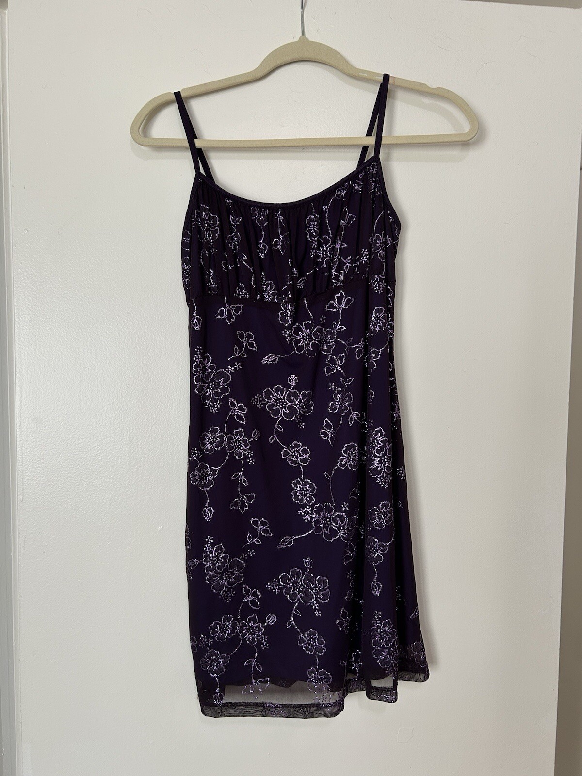 Vintage Purple Sparkly Dress