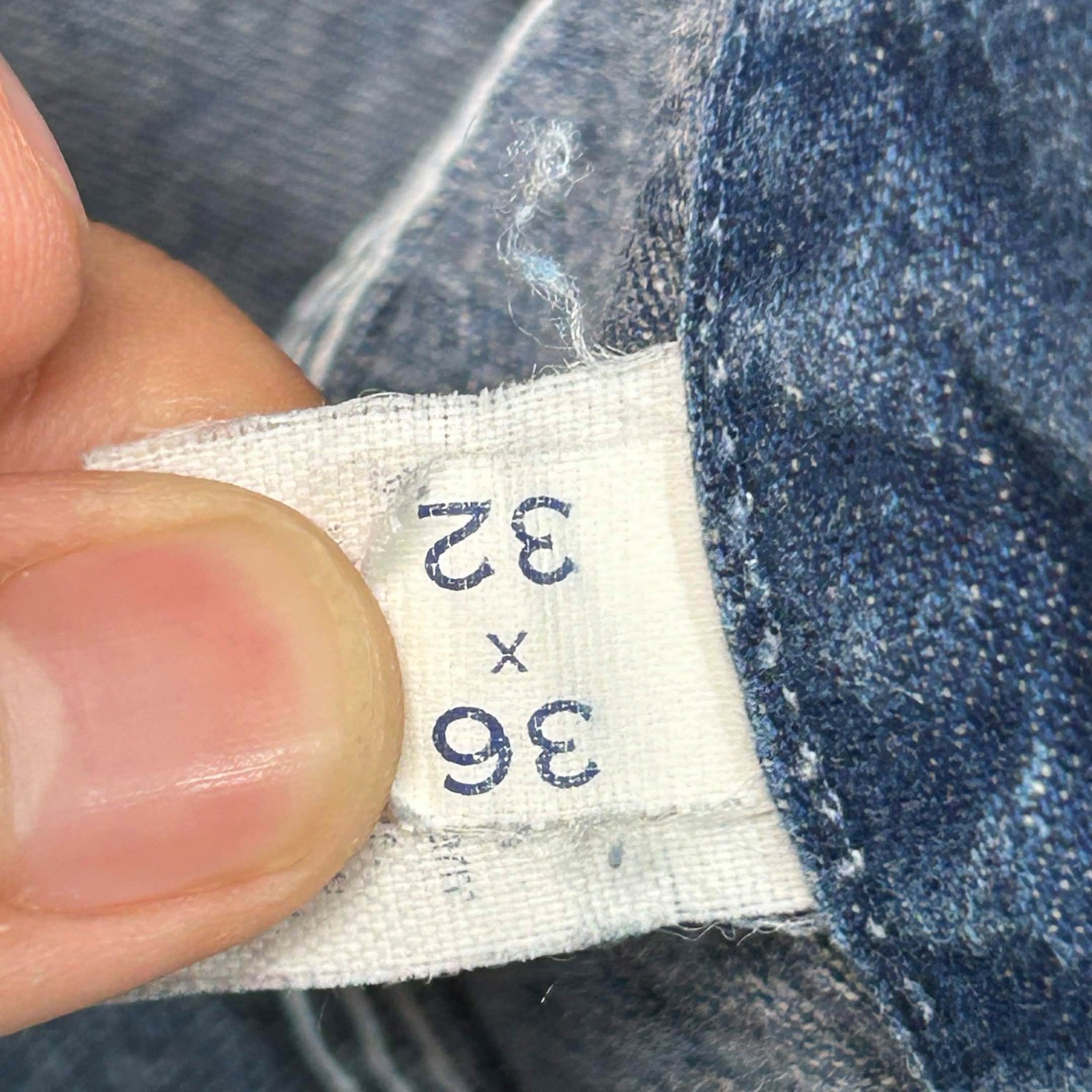 Vintage Dickies Carpenter Jeans Mens 32×32 Blue Denim Straight Leg Work Pants