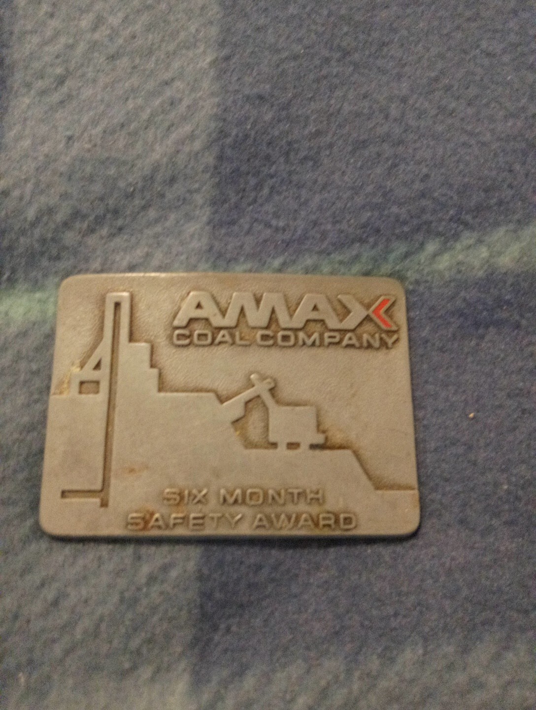Amax Coal Mining Company Belt Buckle Vintage 1976