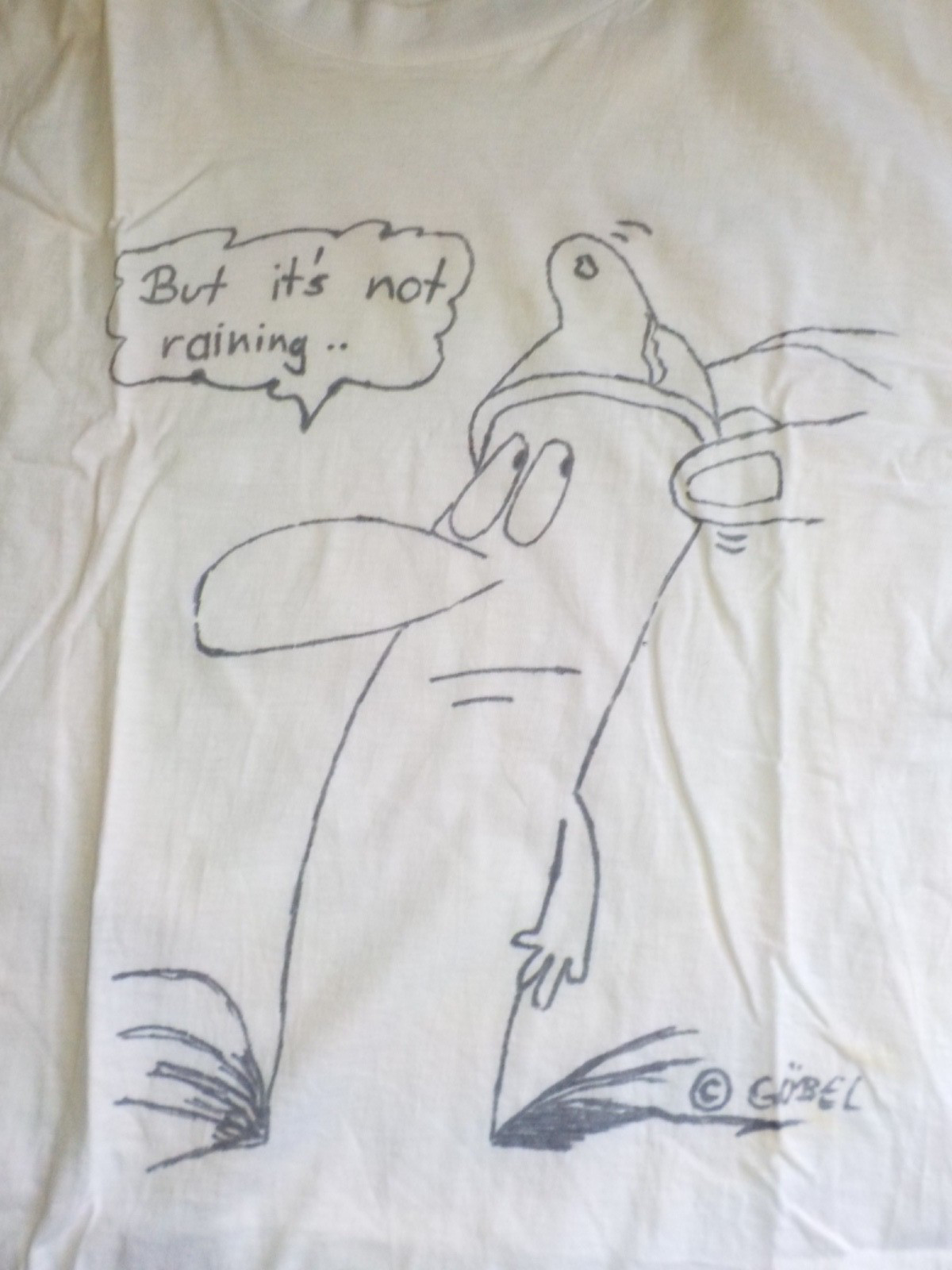 Original 90s Vintage DIY Designer Fun T-Shirt SAFER SEX Unique Cotton White M