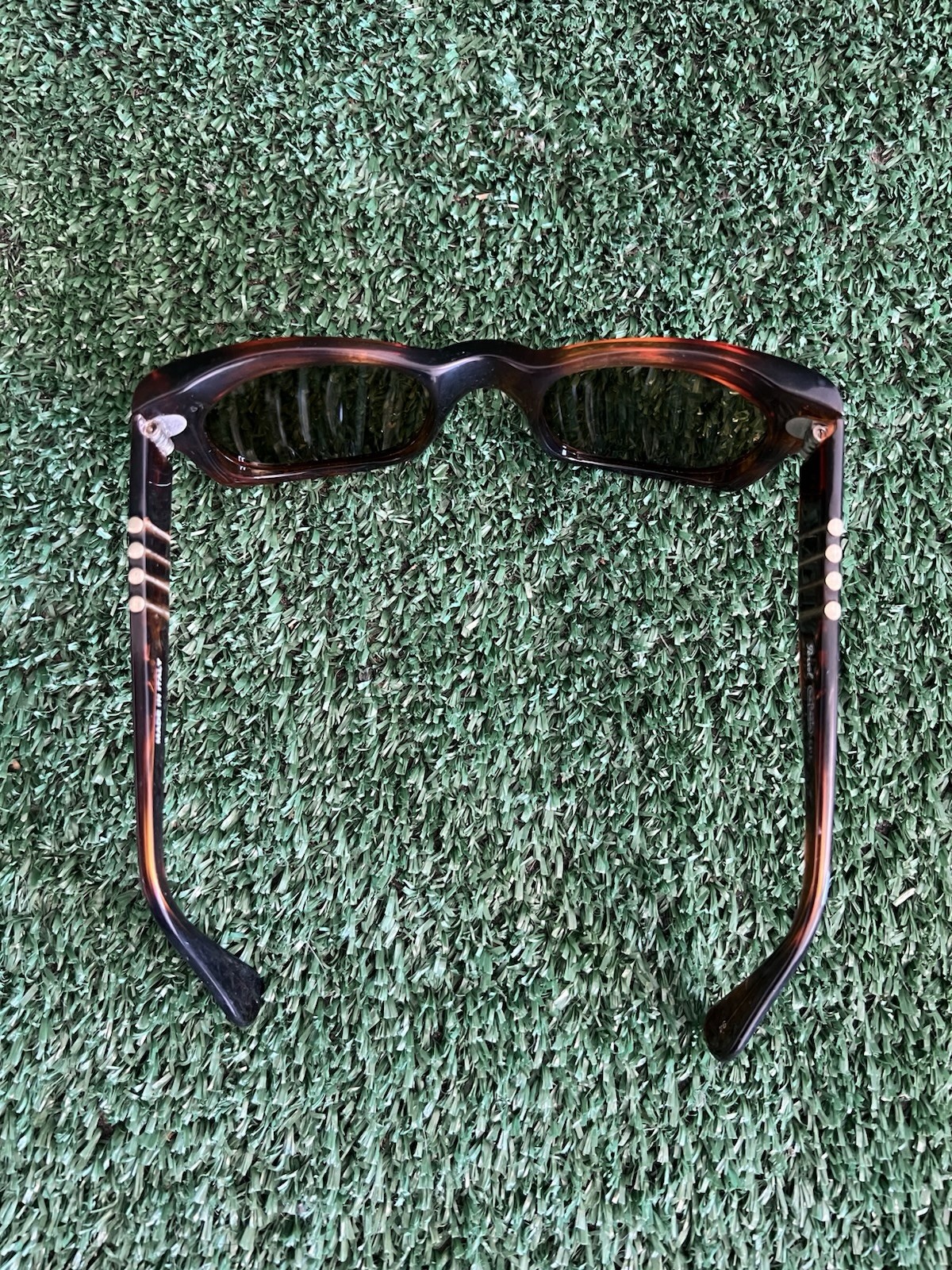 6201 Vintage Persol Ratti Sunglass Frames Meflecto 1960’s Large Size 51mm Italy