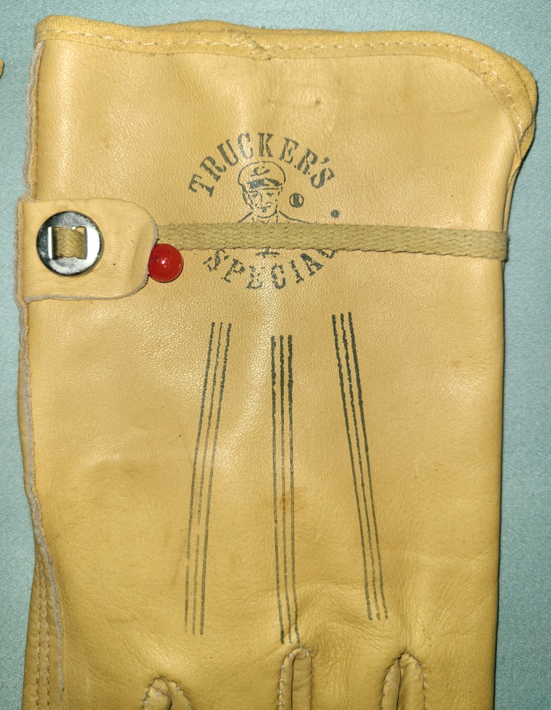 Vtg “Trucker’s Special” Wells Lamont leather gloves, men’s L – Freddy Krueger