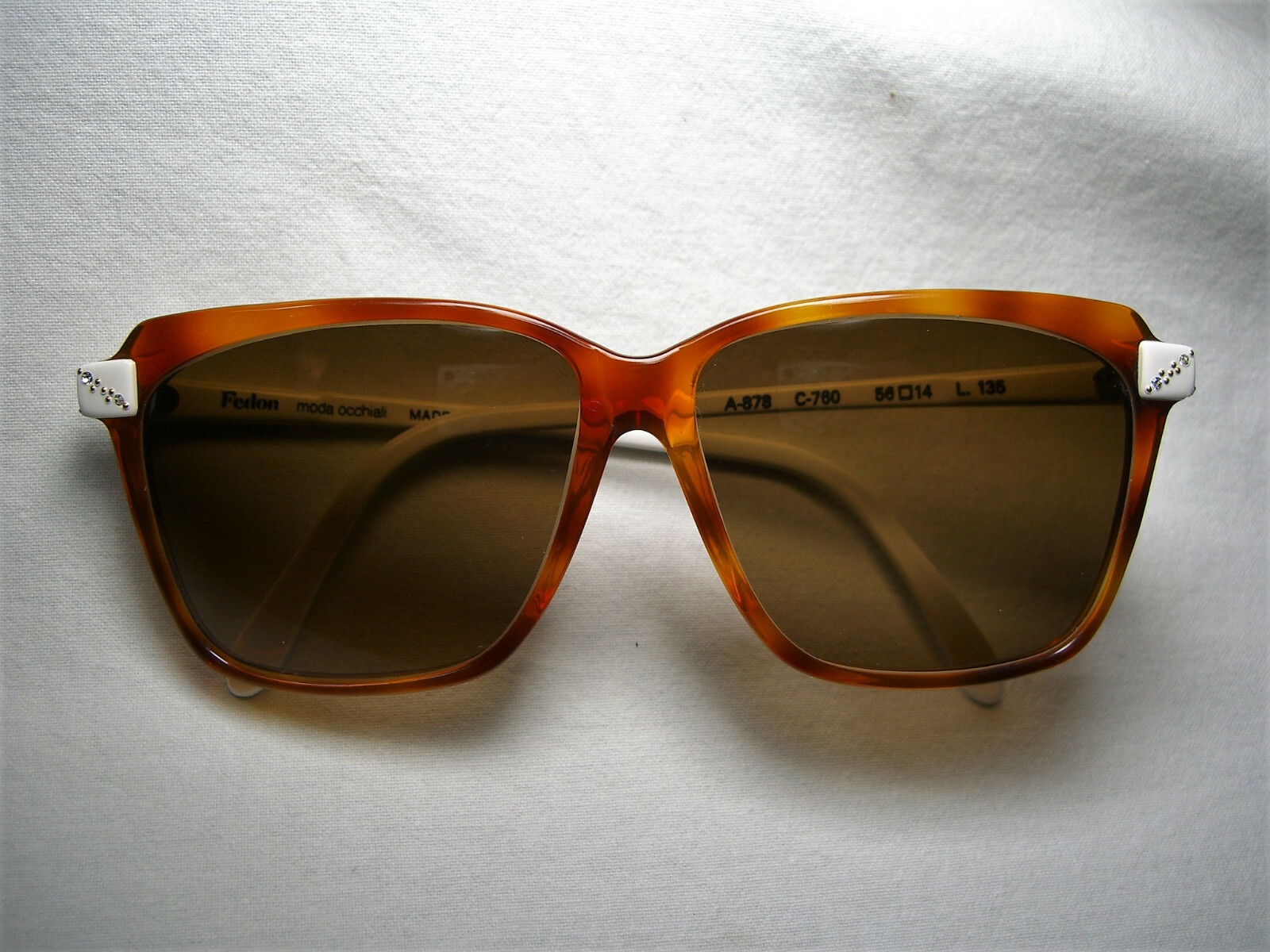 Fedon sunglasses oval square men women NOS glam vintage very rare