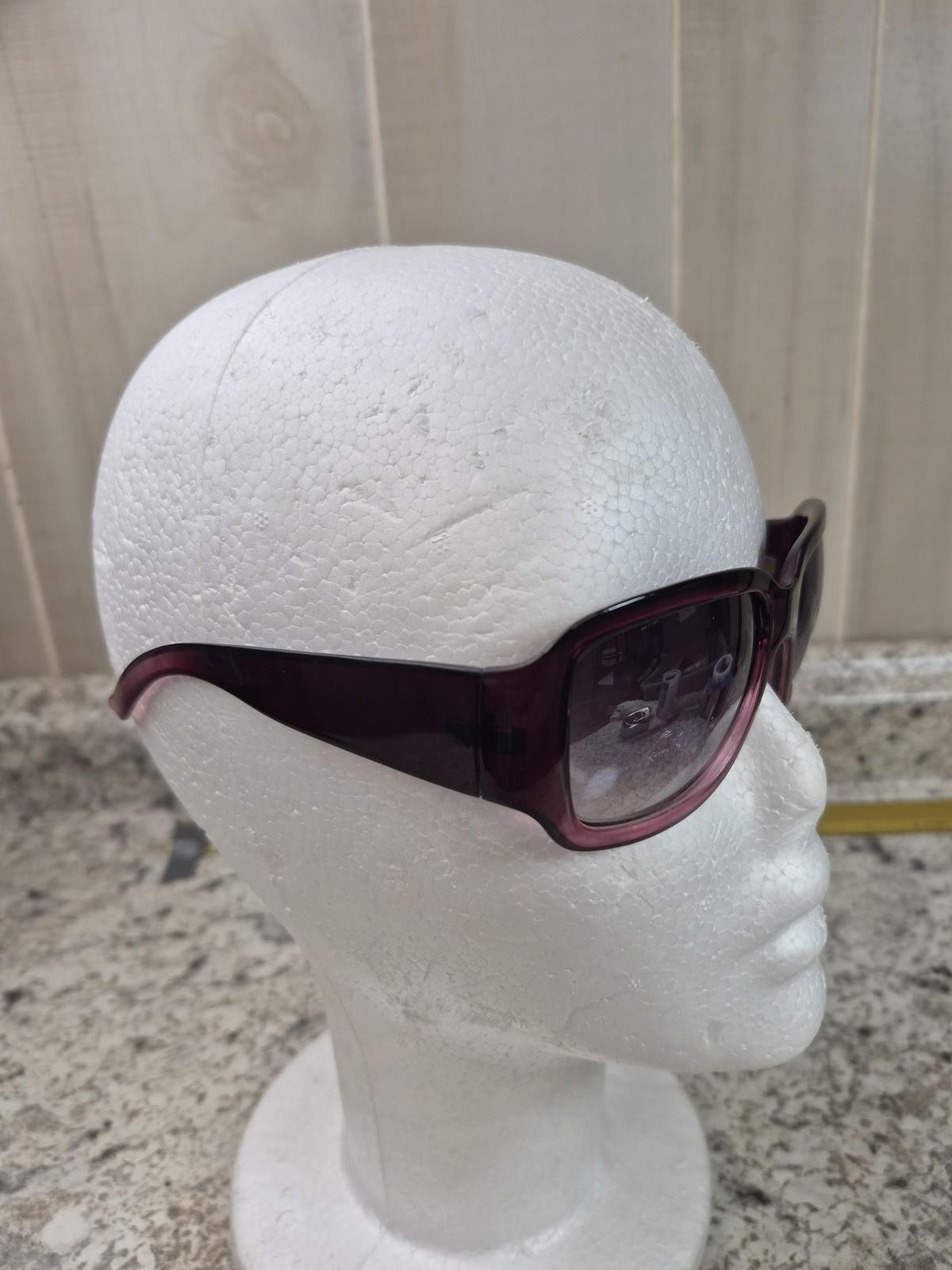 Vintage Style Dark Cherry Red Square Oversized Sunglasses Gradient Lenses OS232
