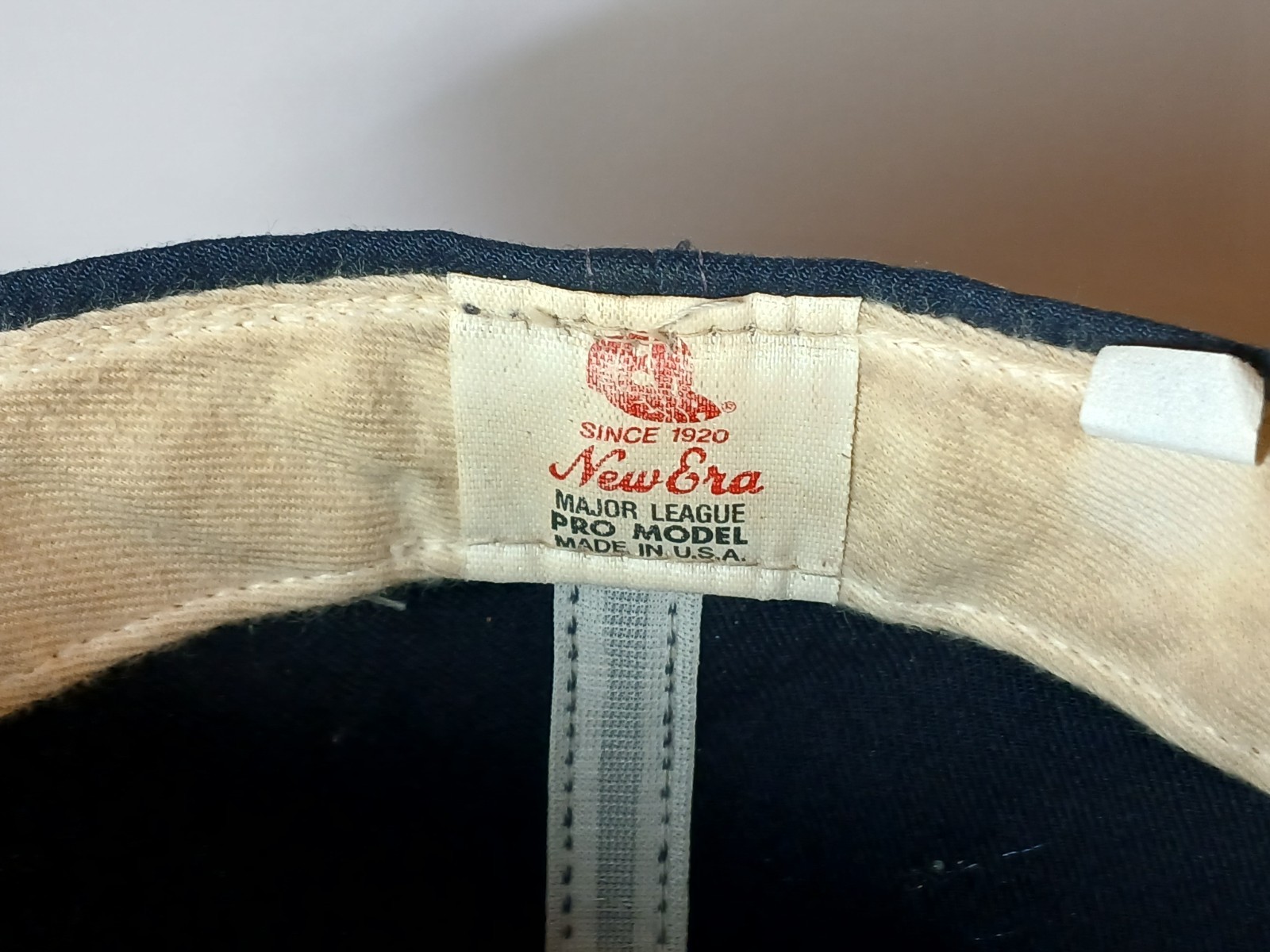 Size 7 1/4 1990s Vintage New Era Pro Model Hat Cap USA Logo Comic Super Hero ?