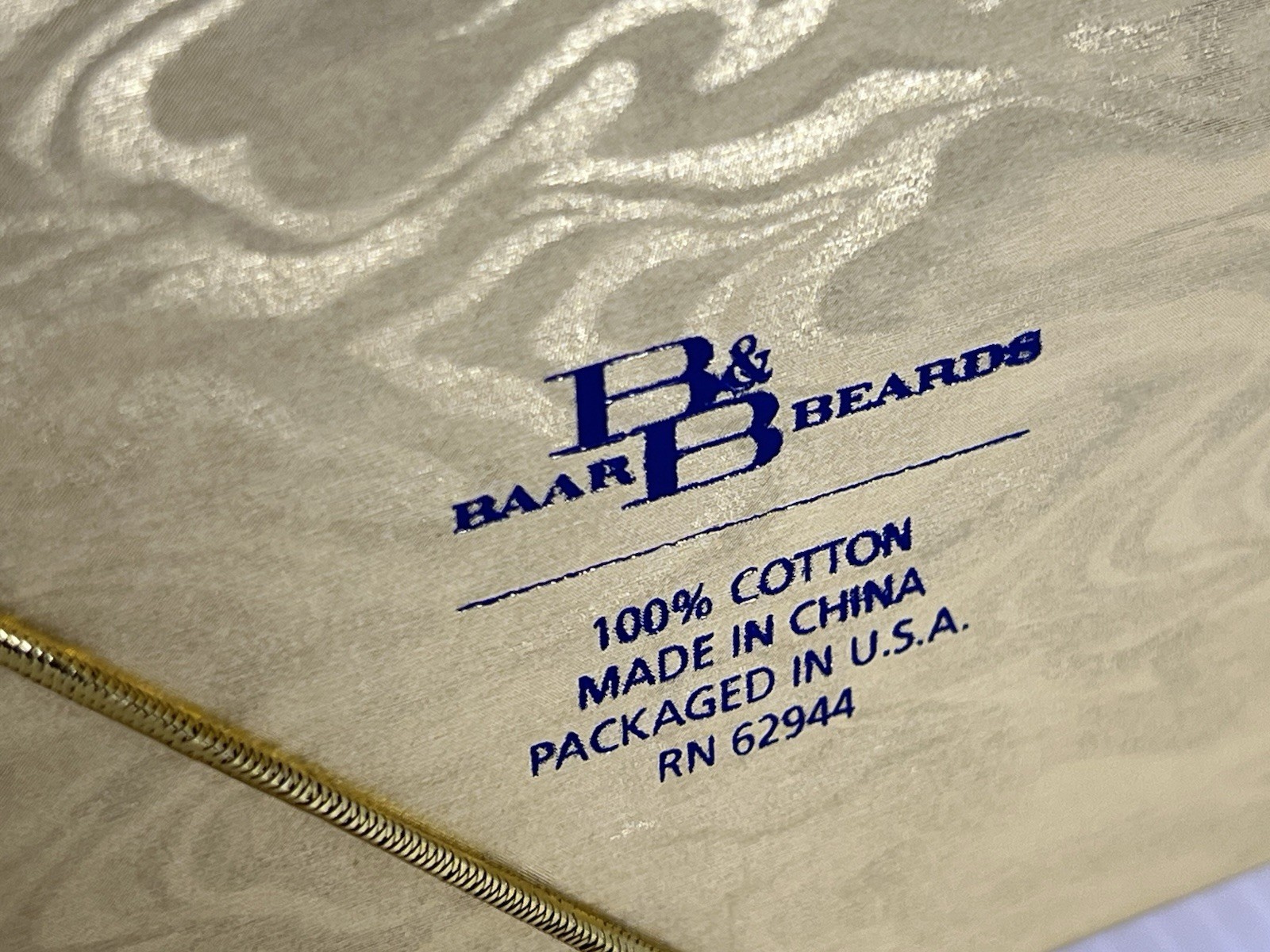 Lot of 2 Boxes Baar & Beards Ladies Embroidered Handkerchiefs 2 Pack Cotton-New