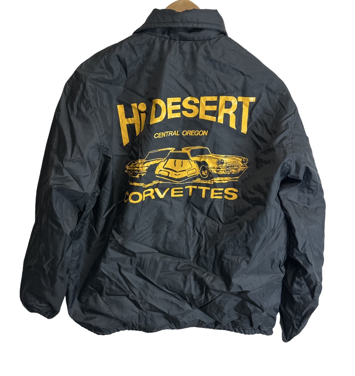 Vintage 80’s Hi Desert Central Oregon Corvette Club Men’s Jacket Size Medium