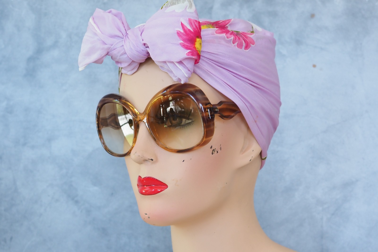 Vintage 1970s Samco Sunglasses Disco retro Made In Italy Grandma Chic