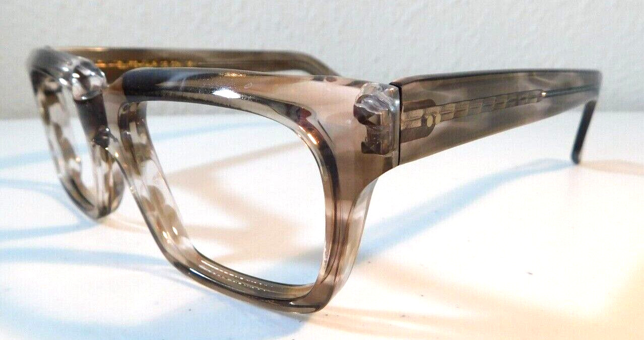Vintage ELITE OPTICAL Maurice 6 (Brn Slk) 52/20 Eyeglass Frame New Old Stock #H4
