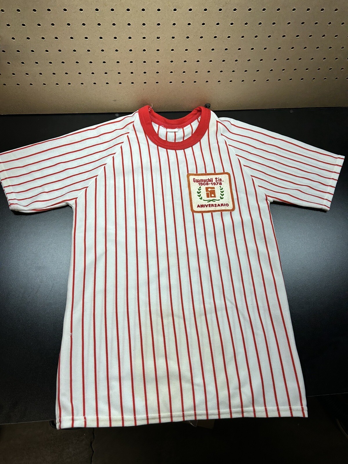 70s Vintage Mexican Gaunuchil Sin 1908-1978 Baseball League Jersey Soccer Small