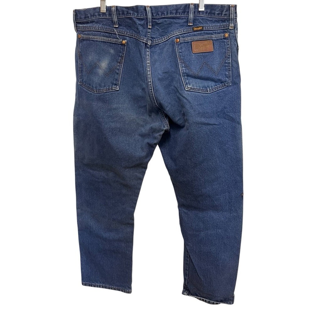 Vintage USA Made Wrangler 100% Cotton Western Jeans size 42×28