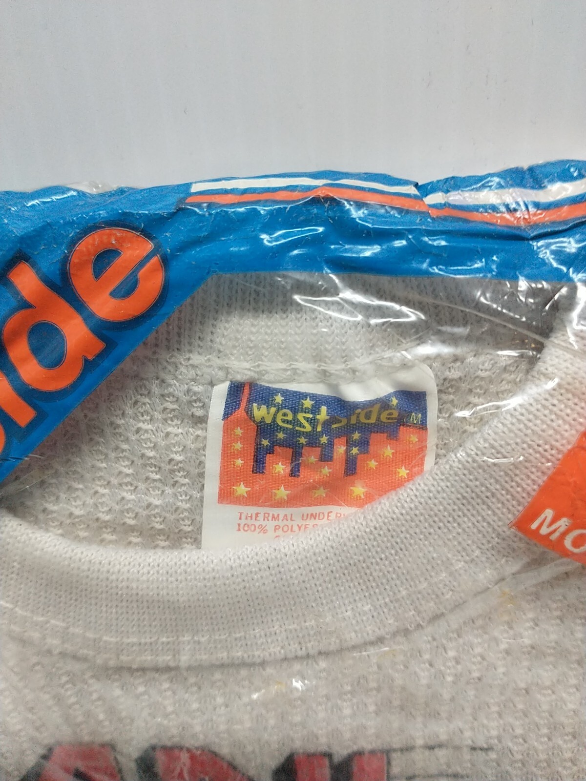 Vintage West Side 12 Months Infant Boy 2 Piece Thermal Underwear NOS