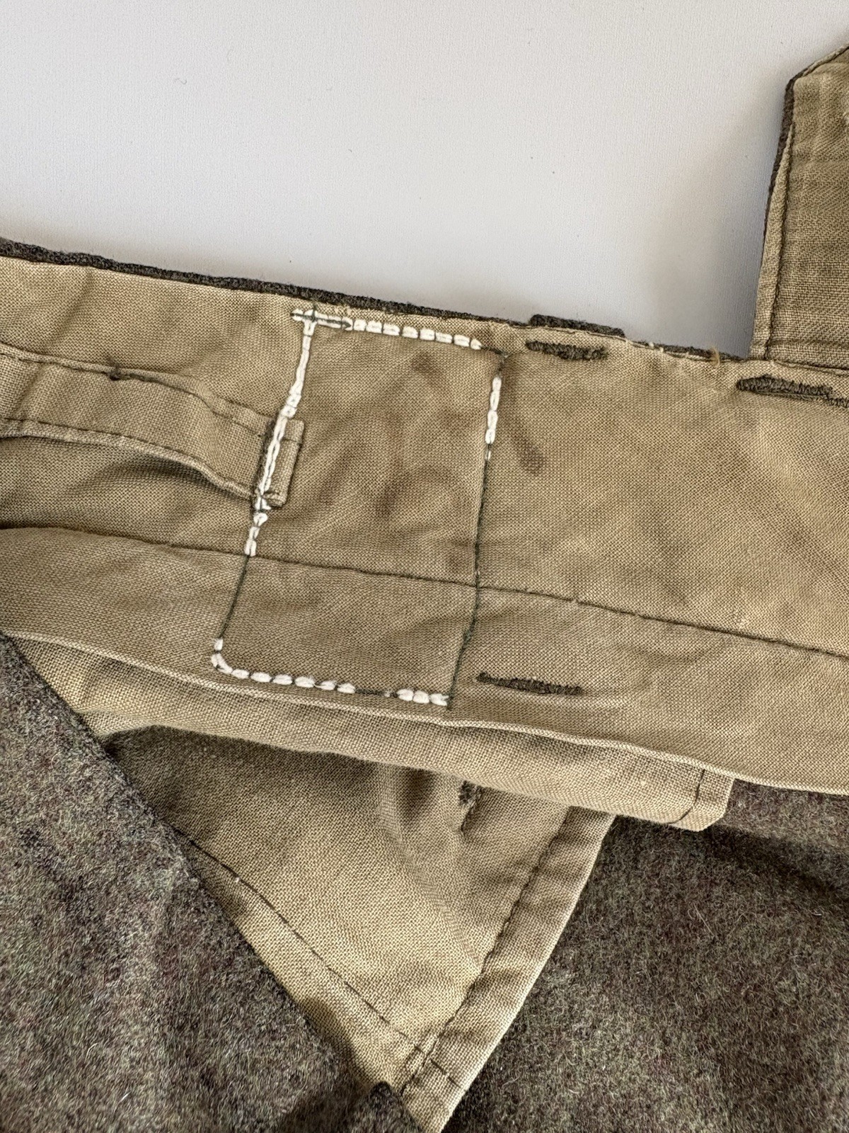1960s Wool Cargos Pants Niemann And Co Military Heavy Field Size 34 Vintage