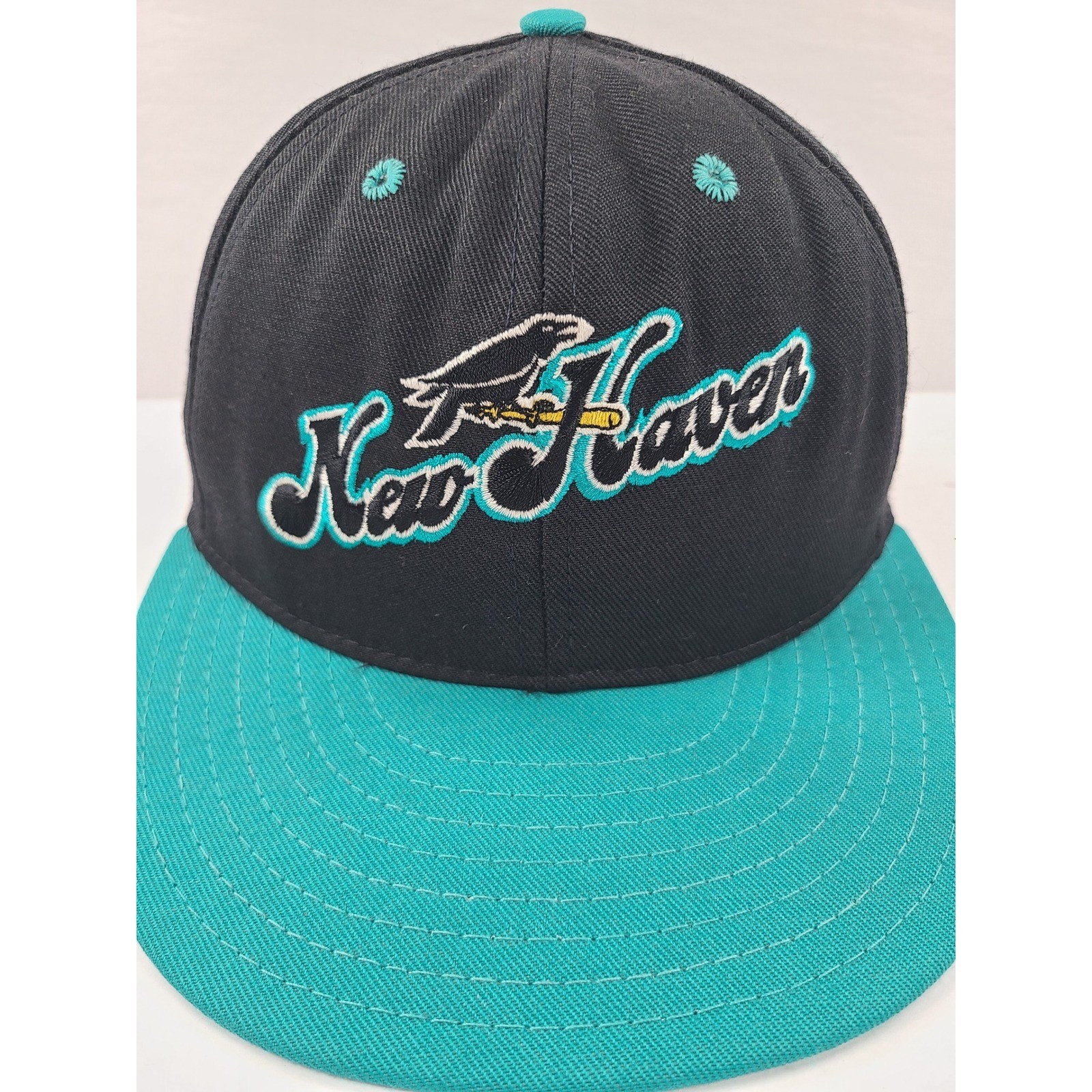 Vintage New Haven Ravens Pro-Line Fitted Hat 7 1/4 Colorado Rockies MiLB USA